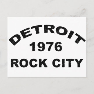 CARTÃO POSTAL DETROIT ROCK CITY 1976