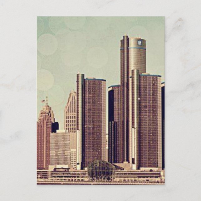 CARTÃO POSTAL DETROT (Frente)