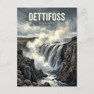 Cartão Postal Dettifoss Islândia