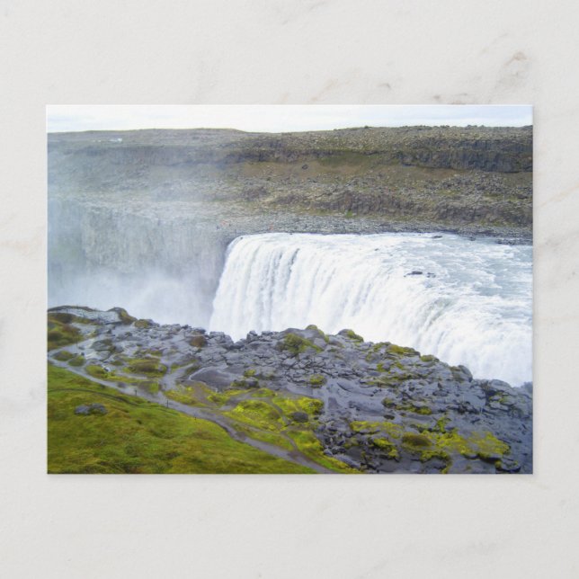 Cartão Postal Dettifoss Islândia (Frente)