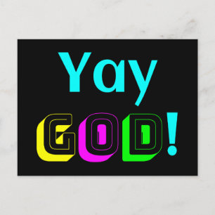 Cartão Postal Deus