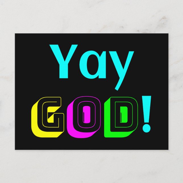 Cartão Postal Deus (Frente)