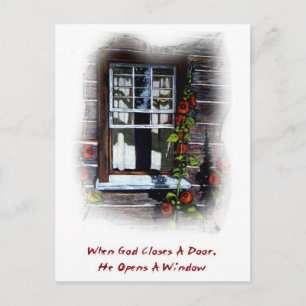 Cartão Postal Deus Abre Uma Janela: Aldeia Alta Do Canadá, Arte