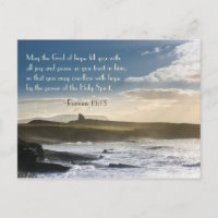 Deus da Esperança, Romanos 15:13 Bíblia Verse, Cos