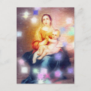 Cartão Postal Deus é a obra prima da mãe