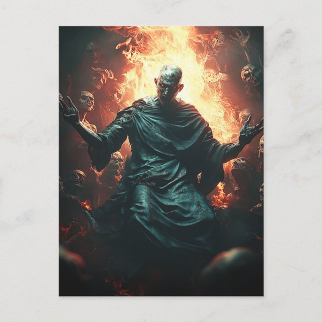 Cartão Postal Deus e monstros - Hades (Frente)