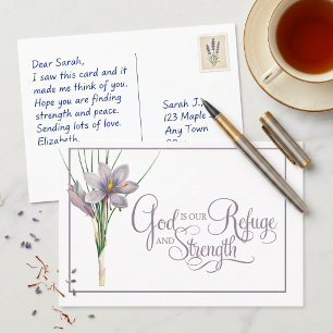 Cartão Postal Deus é nosso Refúgio e força