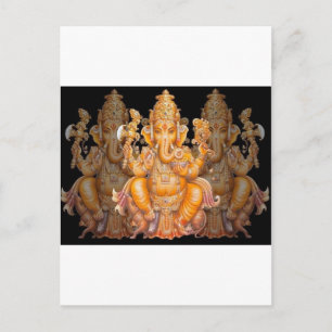 Cartão Postal Deus Hindu Ganesh