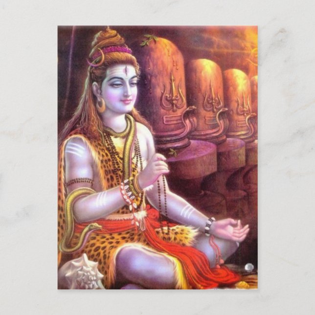 Cartão Postal deus indiano (Frente)