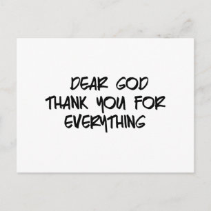 CARTÃO POSTAL DEUS MEU OBRIGADO POR TUDO