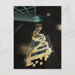 Cartão Postal Deus não joga dados 2014