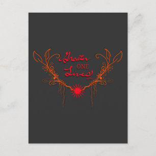 Cartão Postal Deus Vive Em Mim  