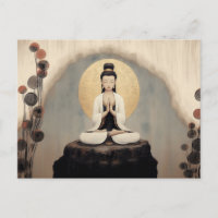 Deusa Budista Quan Yin Arte Minimalista