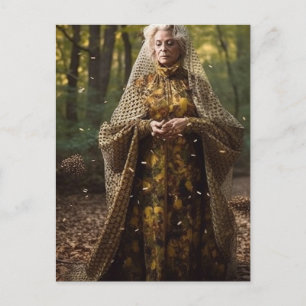 Cartão Postal Deusa das Abelhas do Mel