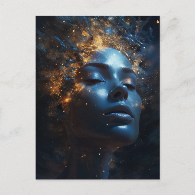 Cartão Postal Deusa das Estrelas (Frente)