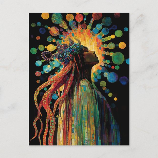 Cartão Postal Deusa do Mar (Frente)