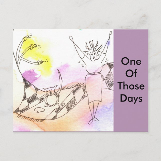 Cartão Postal Deusa Engraçada Gak 2 (Frente)