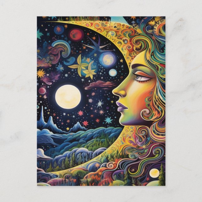 Cartão Postal Deusa Galáctica (Frente)
