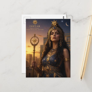 Cartão Postal Deusa Ishtar