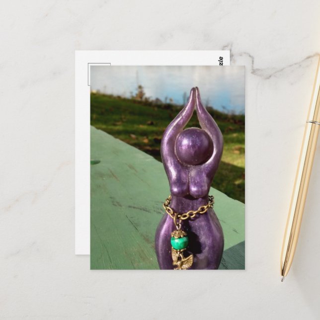 Cartão Postal Deusa no rio (Frente/Verso In Situ)