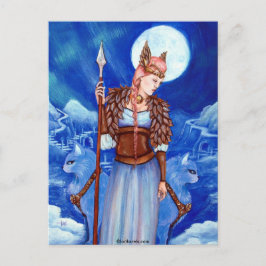 Cartão Postal Deusa Nórdica Freya