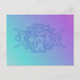 Cartão Postal Deusa Tripla