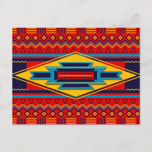 Cartão Postal Deuses modernos africanos de arte Olhos Padrão Am