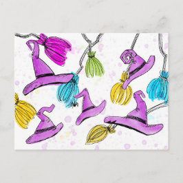 Cartão Postal Deve ser a temporada da bruxa