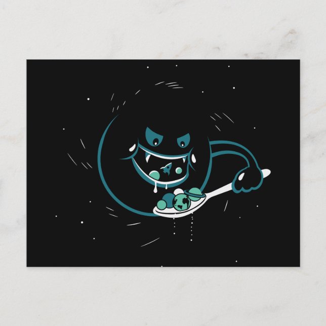 Cartão Postal Devedores Black Hole (Frente)