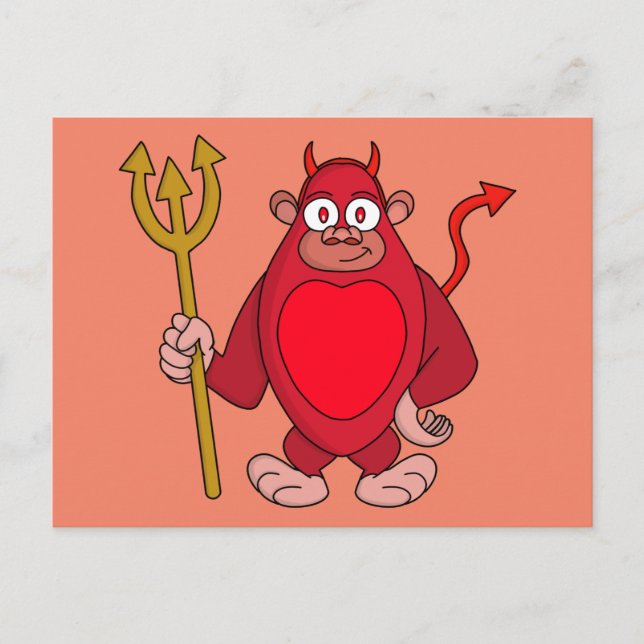 Cartão Postal Devil Gorilla (Frente)