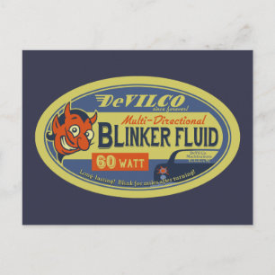 Cartão Postal DeVilCo Blinker Fluid