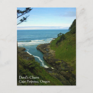Cartão Postal Devil's Churn, Cape Perpetua, OR