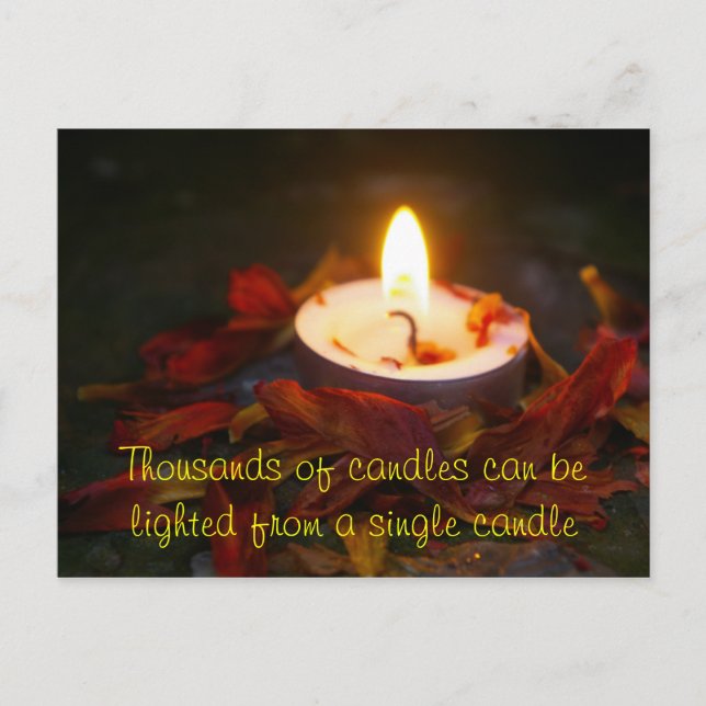 Cartão Postal Devoção - Citação (Frente)