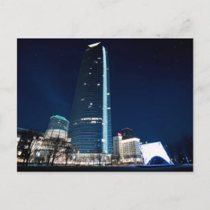Cartão Postal Devon Tower At Night - Oklahoma City OKLA