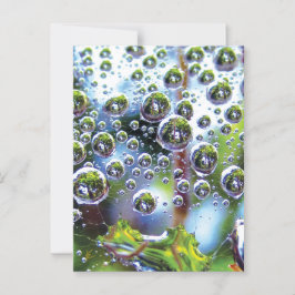 Cartão Postal Dew Cai em Cascata no Céu, Mesmerizando Botânica