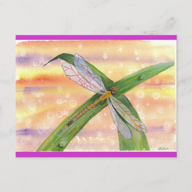 Cartão Postal "Dewdrop Dragon" (Frente)