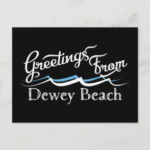 Cartão Postal Dewey Beach Water Waves