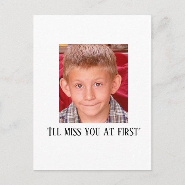 Cartão Postal Dewey Malcom no meio (Frente)