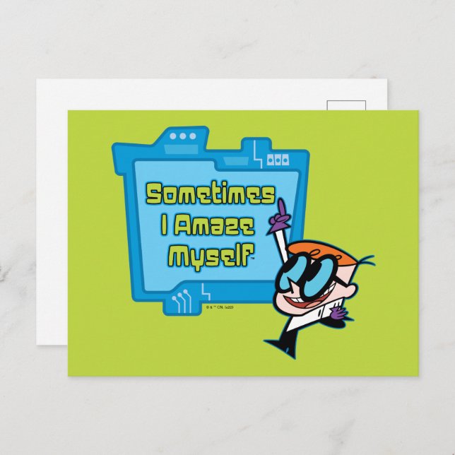 Cartão Postal Dexter - Às vezes eu me surpreende (Frente/Verso)