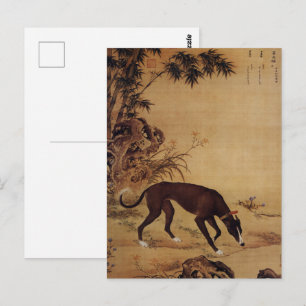 Cartão Postal Dez Cães Prizados - Moyuli (galgos chineses)