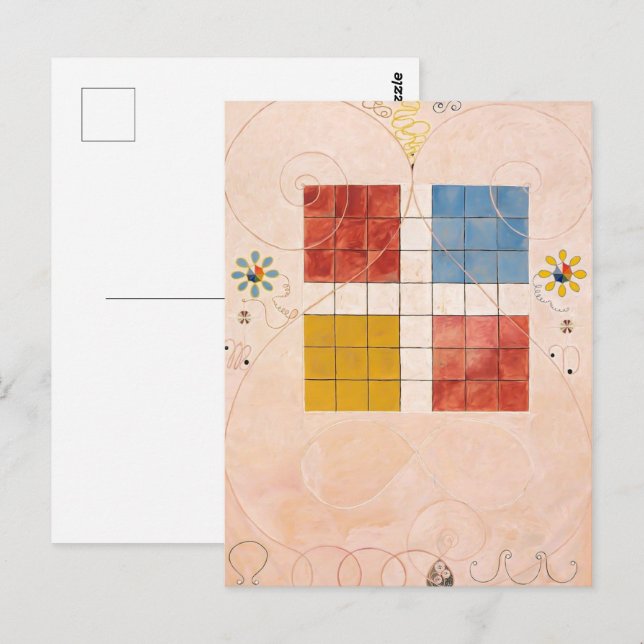 Cartão Postal Dez Maiores, Não. 10, Idade Antiga | Hilma af Klin (Frente/Verso)