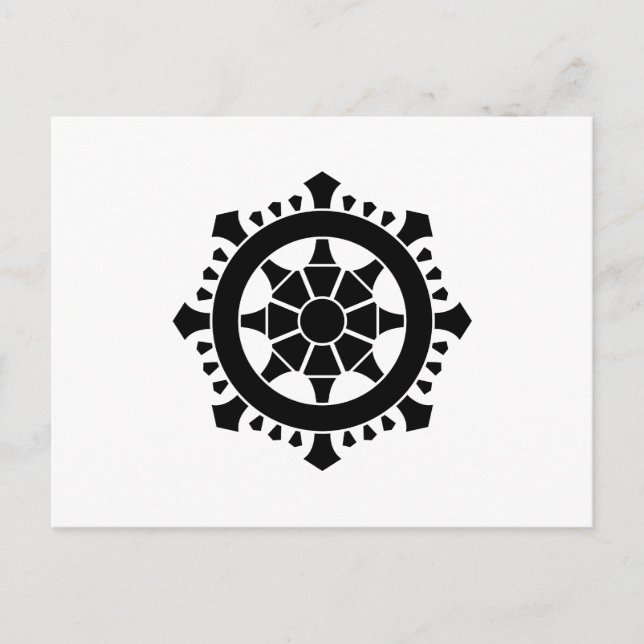 Cartão Postal Dharma chakra (Frente)