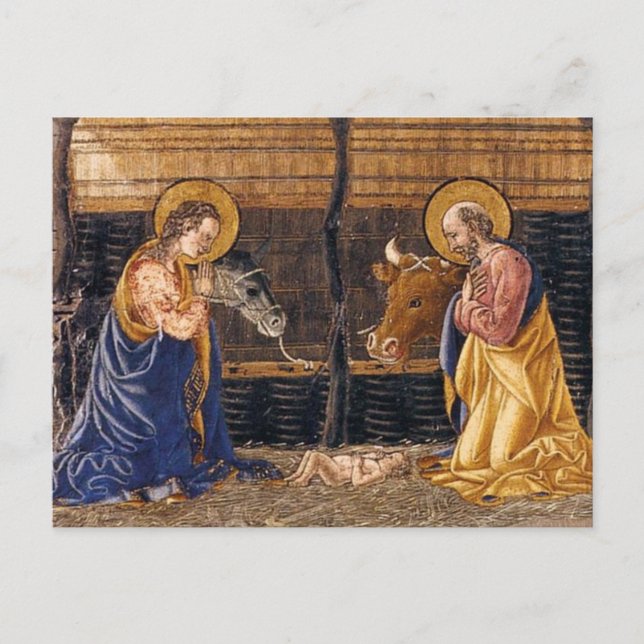 Cartão Postal Di Francesco Del Cervelliera POSTCARD NATIVITY (Frente)
