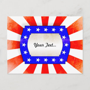 Cartão Postal Dia 4 de julho da Independência