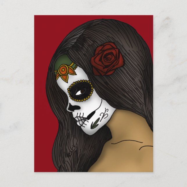 Cartão Postal Dia da garota morta (Frente)