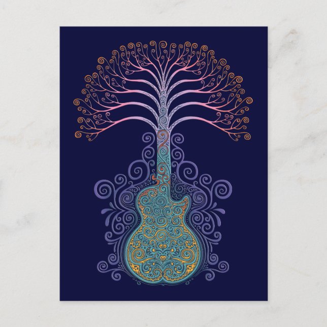 Cartão Postal Dia da Guitree (Frente)