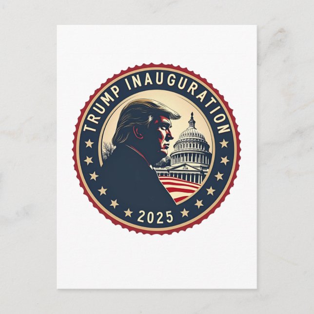 Cartão Postal Dia da Inauguração de Trump, 2025, Orgulho da Maga (Frente)