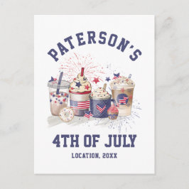 Cartão Postal Dia da Independência do Partido Sindicato da Famíl