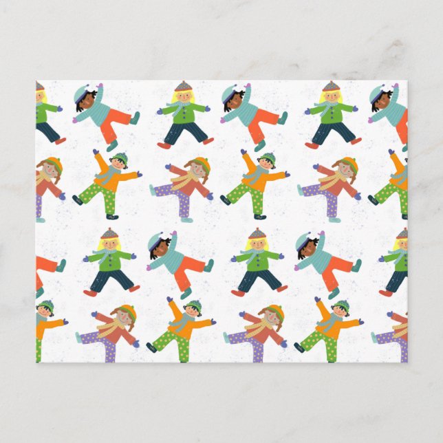 Cartão Postal Dia da Neve (Frente)