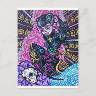 Cartão Postal Dia da Sereia Retroativa Morta